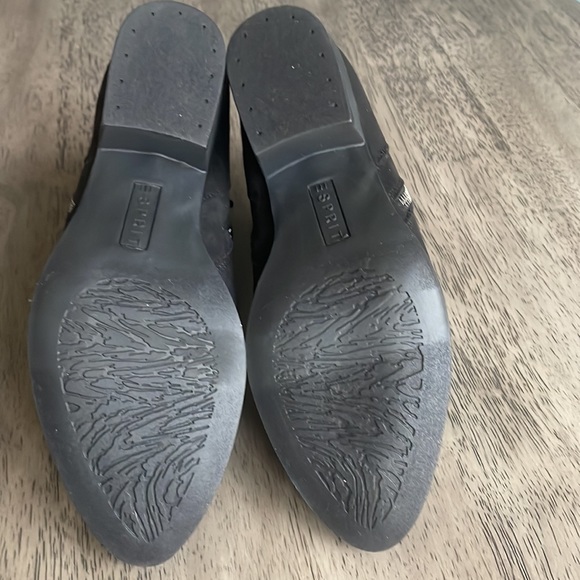 Womens Esprit Black Booties Size 9 - Picture 3 of 5